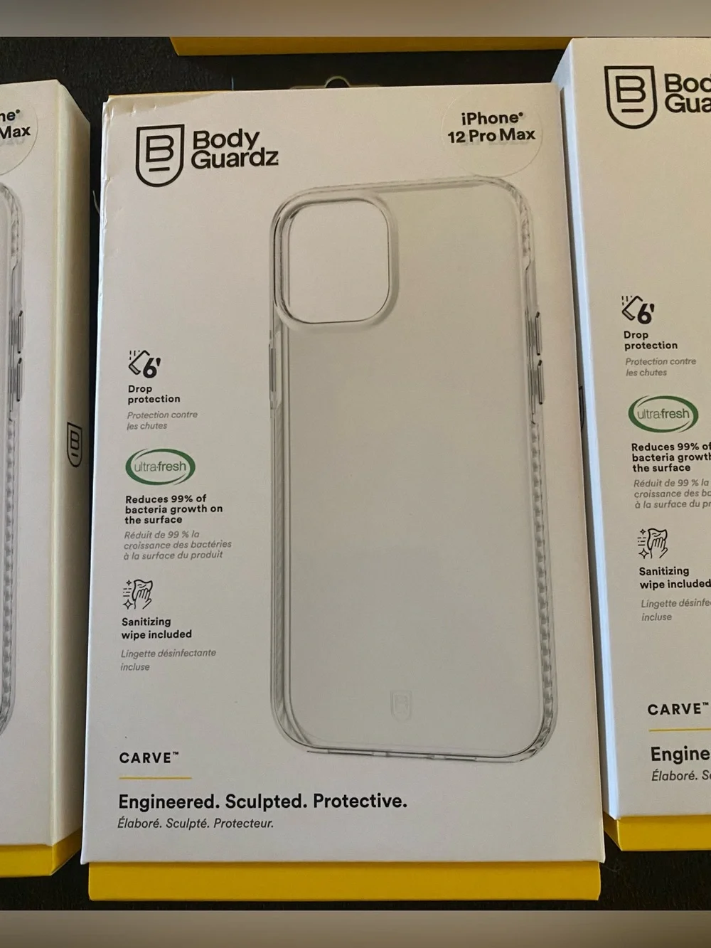 4 Body Guardz IPhone 12 Pro Max Clear Phone cases